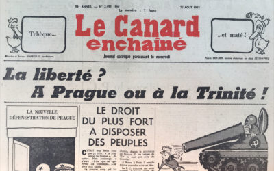 N° 2495 bis du Canard Enchaîné –  22 Août 1968