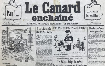 N° 1000 du Canard Enchaîné –  28 Août 1935