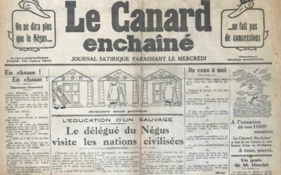 N° 1001 du Canard Enchaîné –  4 Septembre 1935