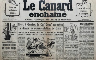 N° 1002 du Canard Enchaîné –  11 Septembre 1935
