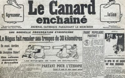 N° 1005 du Canard Enchaîné –  2 Octobre 1935