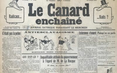 N° 1008 du Canard Enchaîné –  23 Octobre 1935