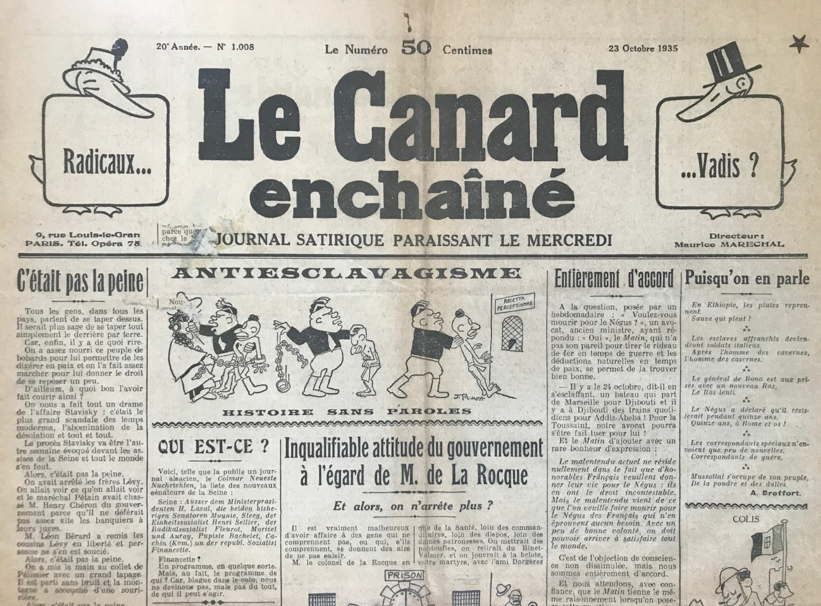 Couac ! | Acheter un Canard | Vente d'Anciens Journaux du Canard Enchaîné. Des Journaux Satiriques de Collection, Historiques & Authentiques de 1916 à 2004 ! | 1008 e1716642619263