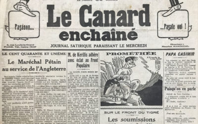 N° 1009 du Canard Enchaîné –  30 Octobre 1935