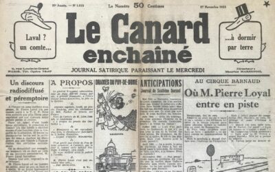 N° 1013 du Canard Enchaîné –  27 Novembre 1935