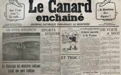 N° 1019 du Canard Enchaîné – 8 Janvier 1936