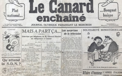 N° 1020 du Canard Enchaîné –  15 Janvier 1936
