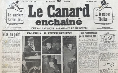 N° 1022 du Canard Enchaîné –  29 Janvier 1936