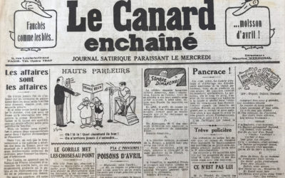 N° 1031 du Canard Enchaîné –  1 Avril 1936
