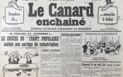 N° 1035 du Canard Enchaîné –  29 Avril 1936