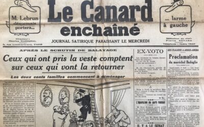 N° 1036 du Canard Enchaîné –  6 Mai 1936