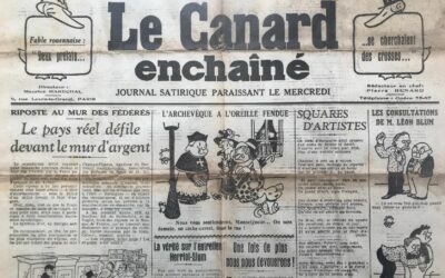 N° 1038 du Canard Enchaîné –  20 Mai 1936