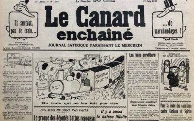 N° 1042 du Canard Enchaîné – 17 Juin 1936
