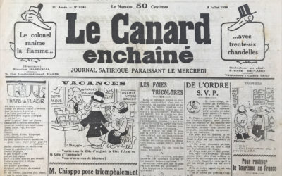 N° 1045 du Canard Enchaîné – 8 Juillet 1936