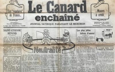 N° 1051 du Canard Enchaîné – 19 Août 1936