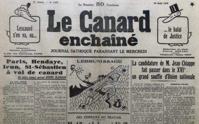 N° 1052 du Canard Enchaîné – 26 Août 1936
