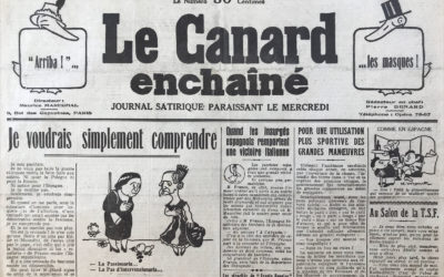 N° 1054 du Canard Enchaîné –  9 Septembre 1936
