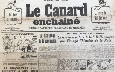 N° 1056 du Canard Enchaîné –  23 Septembre 1936