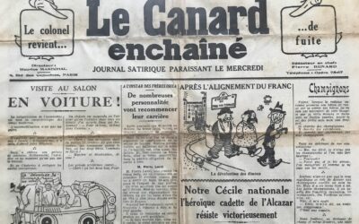 N° 1058 du Canard Enchaîné –  7 Octobre 1936