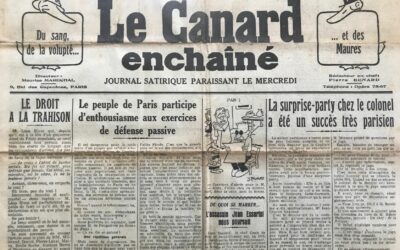 N° 1059 du Canard Enchaîné –  14 Octobre 1936