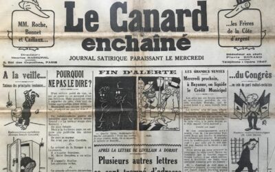 N° 1060 du Canard Enchaîné –  21 Octobre 1936
