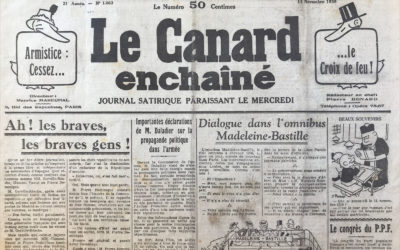 N° 1063 du Canard Enchaîné –  11 Novembre 1936
