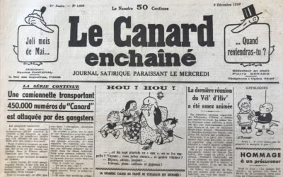 N° 1066 du Canard Enchaîné –  2 Décembre 1936