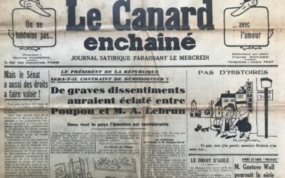N° 1067 du Canard Enchaîné – 9 Décembre 1936