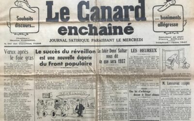 N° 1070 du Canard Enchaîné – 30 Décembre 1936