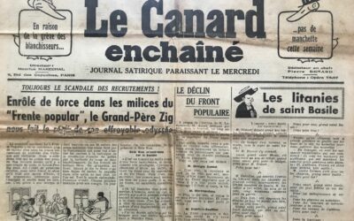 N° 1071 du Canard Enchaîné – 6 Janvier 1937