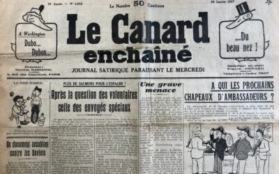 N° 1073 du Canard Enchaîné – 20 Janvier 1937