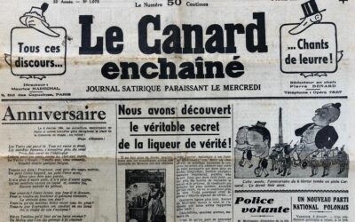 N° 1075 du Canard Enchaîné – 3 Février 1937