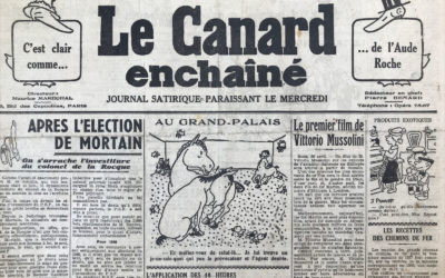 N° 1086 du Canard Enchaîné –  21 Avril 1937