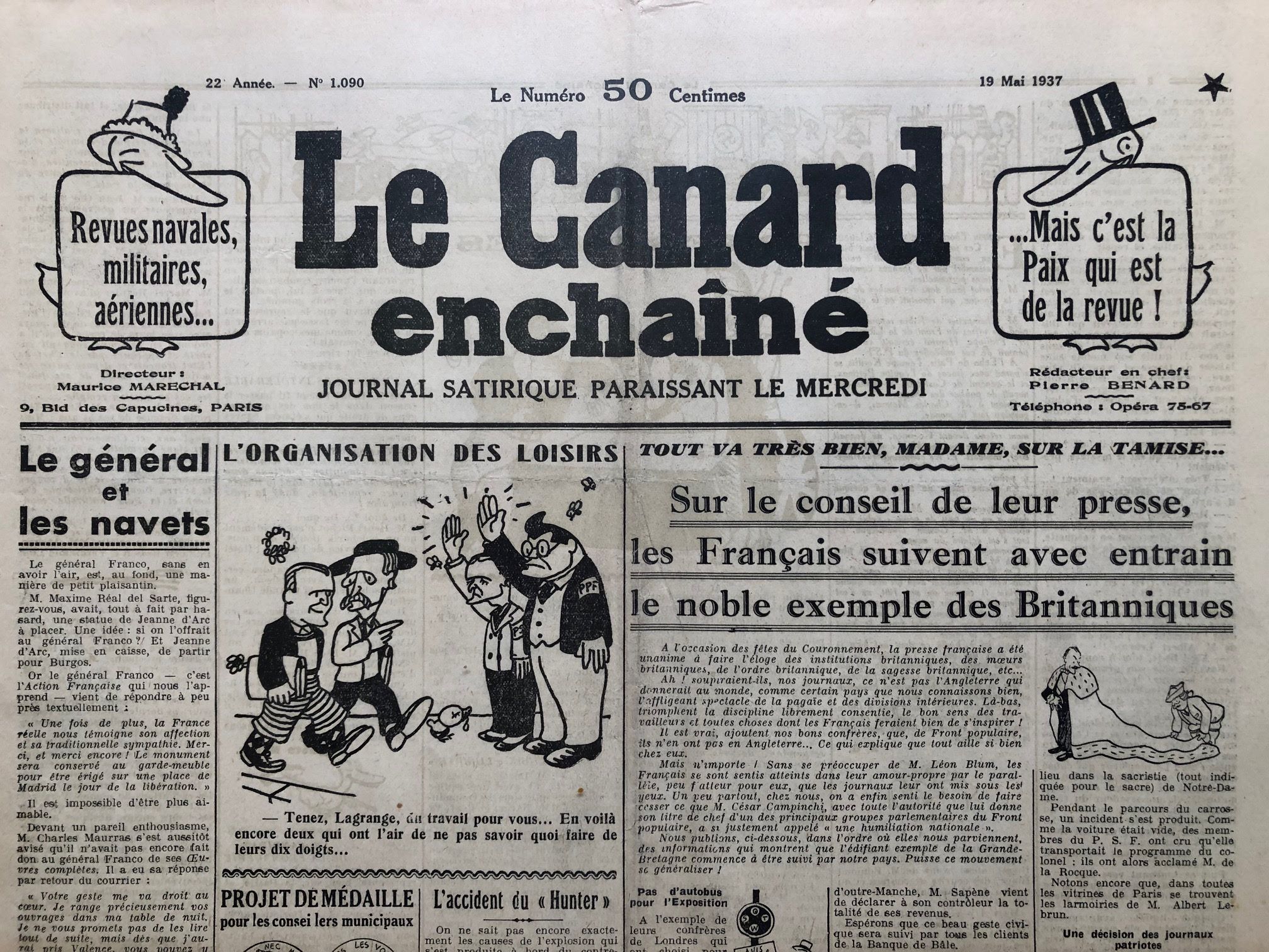 Couac ! | Acheter un Canard | Vente d'Anciens Journaux du Canard Enchaîné. Des Journaux Satiriques de Collection, Historiques & Authentiques de 1916 à 2004 ! | 1090 3