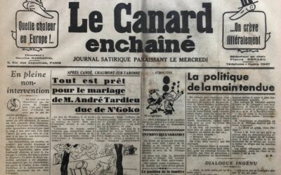 N° 1092 du Canard Enchaîné –  2 Juin 1937