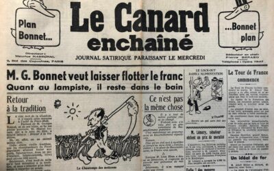 N° 1096 du Canard Enchaîné –  30 Juin 1937