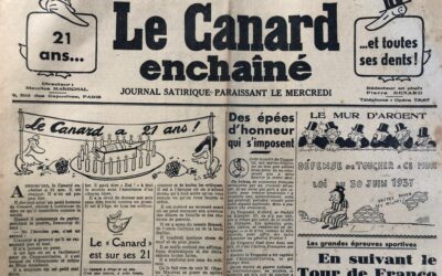 N° 1097 du Canard Enchaîné –  7 Juillet 1937