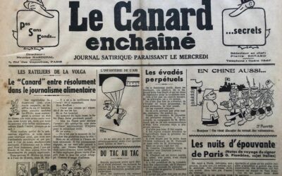 N° 1099 du Canard Enchaîné –  21 Juillet 1937