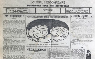 N° 110 du Canard Enchaîné –  7 Août 1918
