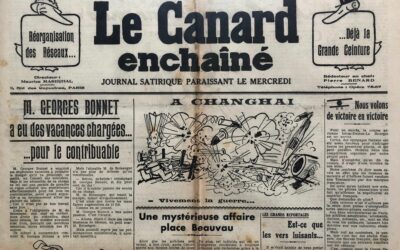 N° 1104 du Canard Enchaîné –  25 Août 1937
