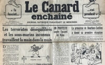 N° 1107 du Canard Enchaîné –  15 Septembre 1937
