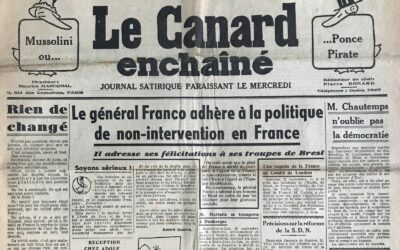 N° 1108 du Canard Enchaîné –  22 Septembre 1937
