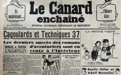 N° 1109 du Canard Enchaîné –  29 Septembre 1937