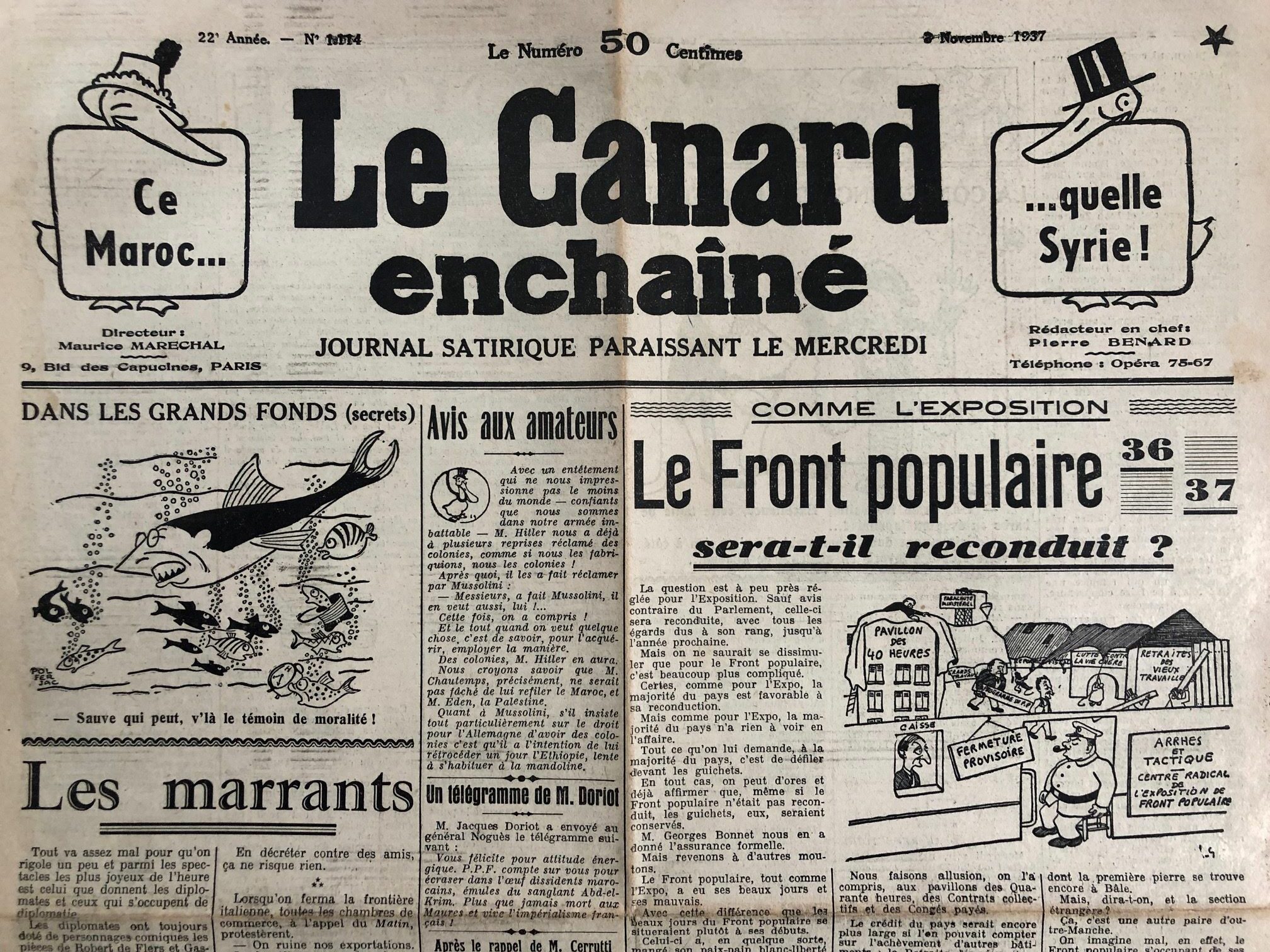 1114 Couac ! | Acheter un Canard | Vente d'Anciens Journaux du Canard Enchaîné. Des Journaux Satiriques de Collection, Historiques & Authentiques de 1916 à 2005 ! | 1114 1 rotated