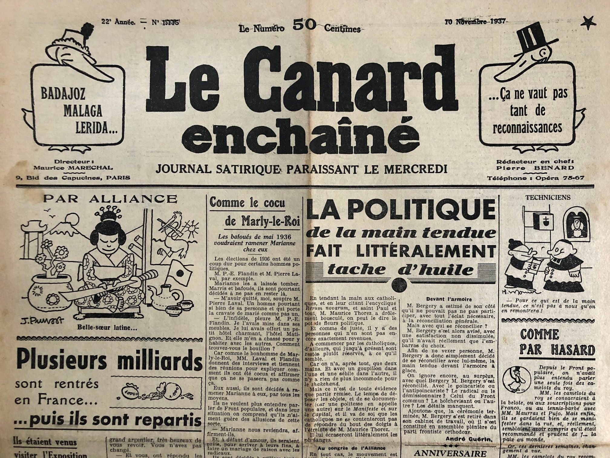 1115 Couac ! | Acheter un Canard | Vente d'Anciens Journaux du Canard Enchaîné. Des Journaux Satiriques de Collection, Historiques & Authentiques de 1916 à 2005 ! | 1115 1 rotated