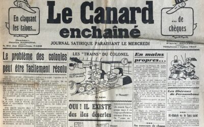 N° 1116 du Canard Enchaîné –  17 Novembre 1937