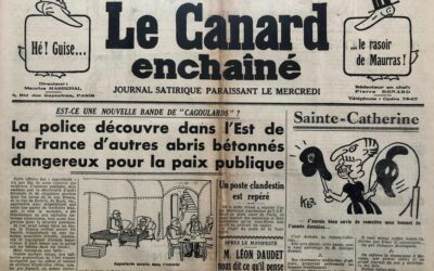 N° 1117 du Canard Enchaîné –  24 Novembre 1937