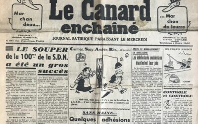 N° 1127 du Canard Enchaîné –  2 Février 1938