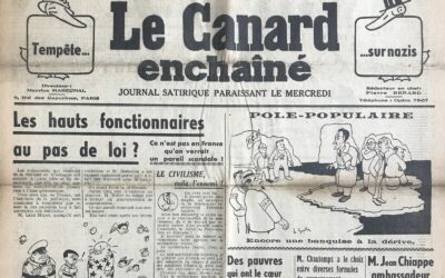 N° 1128 du Canard Enchaîné –  9 Février 1938