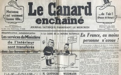 N° 1132 du Canard Enchaîné –  9 Mars 1938